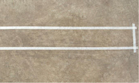 Apply Masking Tape to Define the Marking Area