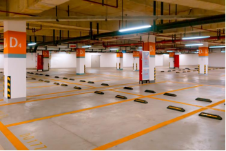 Parking lot schematic diagram