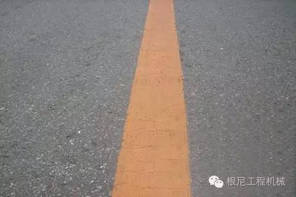 Preventive measures for peeling, detachment, and cracking of road markings.